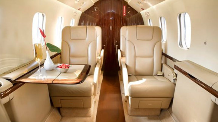 Gulfstream G100 Jet Interior