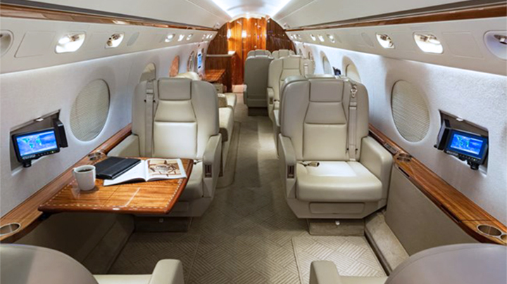 Gulfstream G450 Jet Interior