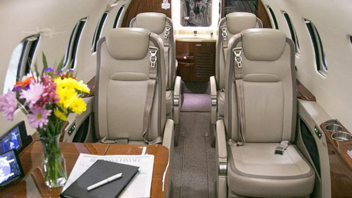 Learjet 70 Jet Interior