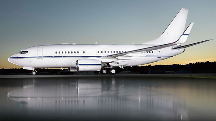Boeing Business Jet BBJ Jet Exterior